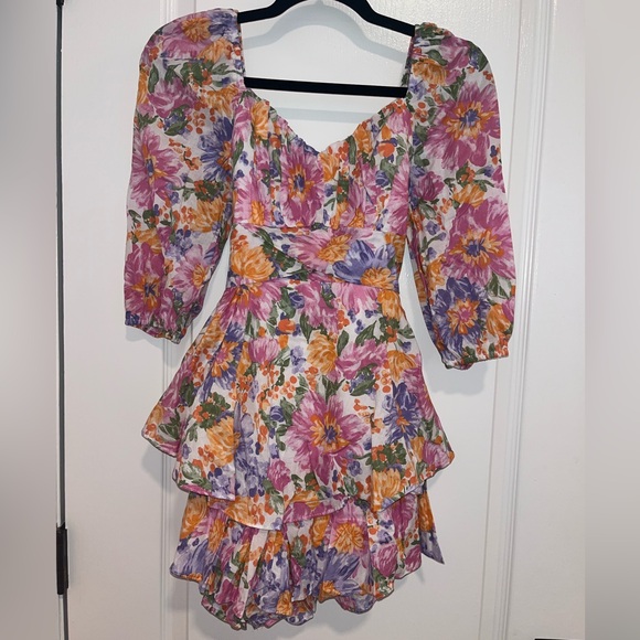 Super Cute Floral Romper/Dress - Picture 2 of 6